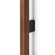 Poignée DUO BIG BA480-960 L1016 bois / aluminium noir / noyer